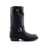 Grinders - Rebel Black Leather Cowboy / Western Style Boots